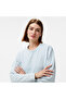 سترة نسائية زرقاء اللون من Dare To Relaxed Washed Crew - 4