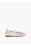 Girls' Textured Slip-on Ballerinas - 2