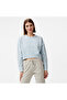 سترة نسائية زرقاء اللون من Dare To Relaxed Washed Crew