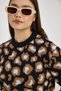 Black Leopard Detail Knitwear Sweater 24342 - 4