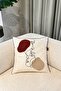 Modern Nordic Tufting Punch Embroidered Linen Blended Double Throw Pillow Cover Living Room Decor (45X45 cm) - 2