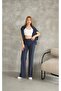 Oversized Zippered Grass Detail Wide Leg Modal Fabric Tracksuit Set - 5