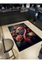 Emre Collection Surrealist Theme Flamingo and Flowers Patterned Woven Base Modern Decorative Carpet 34 - 2