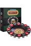 Premium Russian Roulette Shot Game Set - 16 Cups with Tequila and Drinko Enjoyment for Fun Casino Party - 6