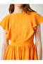 Tiered Mini Dress Flounced Sleeveless Modal Blended - 5