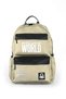 "The World" School Backpack Beige / 03837
