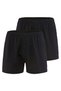 Herren Jersey Boxershorts , 2er Pack - Cotton Code, einfarbig, 100% Baumwolle