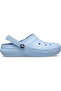 Classic Lined Clog Kids Slippers207010-4ns Blue Calcite