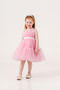 Sequin Belt Ruffle Straight Girls' Evening Dress - 4