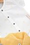 Boy Baby Muslin Suit, Stylish 3-Piece Suit with a Stylish Muslin Jacket with a Collar, Shirt and Bottoms Yellow - 3