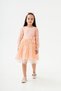 Girl's Evening Dress, Lace Sleeves, Bow Detail, Buckle Gift, 4-7 Years Old