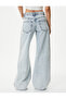 Wide Leg Jeans with Jewelled Pockets Cotton - Bianca Jean - 5