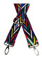 Polyester Column Adjustable Bag Handle - Phone Strap (120 CM) / Retro Stripe Double Sided Pattern - 2