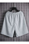 Smile Emoji Printed Relaxed Seasonal Unisex Shorts Bermuda - 3