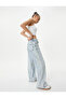 Wide Leg Jeans with Jewelled Pockets Cotton - Bianca Jean - 2