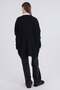 Black-V-Neck Buttoned Knitwear Cardigan - 4