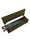 Metal Handle Crochet Set Combed Cotton Knitting Crochet Set 5-6-7-8-9-10 mm 6 Pieces (15 cm) (Wooden Boxed) - 2
