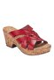 Casual Wedge Slip On Sandals - 2