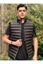 Stand Collar Water Repellent Windproof Inflatable Lightweight Vest - 4