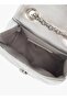 Flora Bella Quilted Crossbody Bag with Button Closure and Chain Strap - W 12 x H 8 x D 5 cm - 7