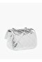 Flora Bella Quilted Crossbody Bag with Button Closure and Chain Strap - W 12 x H 8 x D 5 cm - 3