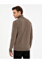 Mink Melange Slim Fit Turtleneck Wool Blended Knitwear Sweater 50296445-Vr174 - 5