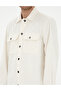 Ecru Classic Collar Double Pocket Oversize Shirt Jacket 50293183-Vr019 - 7