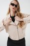0717 Women's Short Cashmere Jacket - Beige - 5