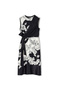 Front-Tie Patterned Dress - 4
