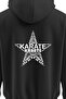 Karate Star Printed 3 Threaded Hooded Sweatshirt Hoodie Karate Sweat Karat15004 - 3
