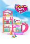 Lola's Holiday House 3 Storeys 4 Rooms Terrace Barbie House with Water Slide Doll House Set Play House