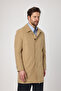 Madrid Men's Beige Peter Pan collar Spring Jacket-Trench Coat - 6