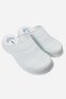 White Medical Hospital Kitchen Orthopedic Leather Slippers - 2