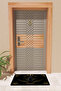 Modern Digital Printing Black Yoga Door Mat - 2