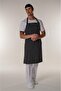 White-Black Striped Chef and Kitchen Chef Hanging Apron