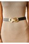 Snap-On Back Elastic Women's Belt Dress Belt Shirt Belt Coat Belt Rhinestone Belt Pants - 3