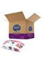 Blue Wet Towel Wipes 90 Sheets Rose Set of 24 with Plastic Cover