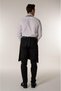Black Piyedepul Waiter Cafe Restaurant Hanging Apron with Vest - 4
