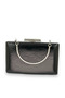Black Color Wrinkled Patent Leather Evening Bag Evening Bag Henna Bag - 3
