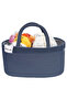 - Cotton Rope Diaper Caddy - Blue - 2