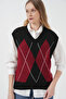15914 V-Neck Knitwear Sweater - D. Black