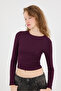 Crew Neck Basic Blouse B1480-S3 - 4