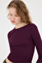 Crew Neck Basic Blouse B1480-S3 - 3