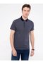Navy Blue Polo Neck T-Shirt 50200345-Vr033 - 2