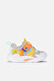 Birdy Phlon Light Sole Velcro Orthopedic Children's Sports Shoes Gray White - 2