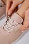 Negade Sole Sewn Genuine Leather Women's Shoes Powder Skin - 3