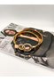 Gold Spring Women's Belt Dress Belt Shirt Belt Coat Belt Stone Belt Pants - 2