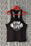 Gym Life Printed Tank Top Sports Tank Top