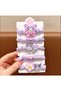Kuromi Sanrio Kawaii Korean 5-Piece Rubber Bagel Hair Clasp Set Teen Girls Princess Birthday School Gift - 3