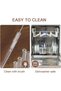 Set of 4 Flat Glass Pipettes, Stanley Adventure Quencher 31 cm 1 Brush 1 Pipette Stopper - 2